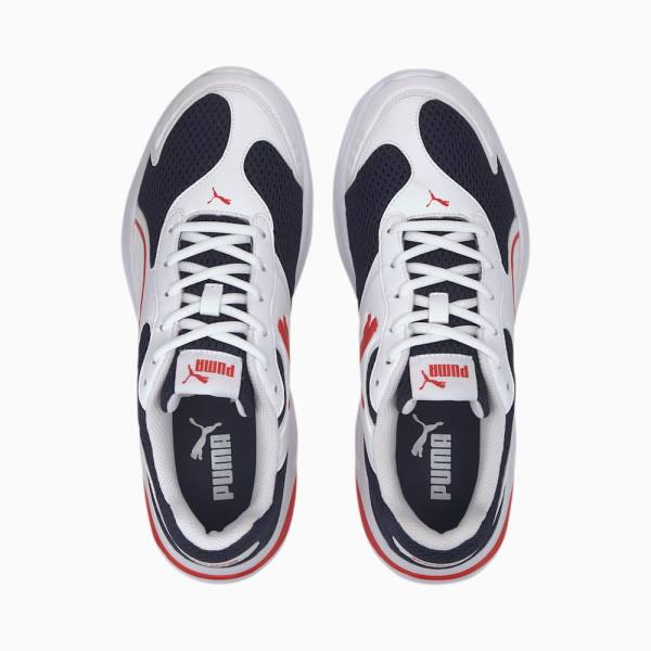 Puma 90s Runner Férfi Tornacipő Fehér Piros | HU50447