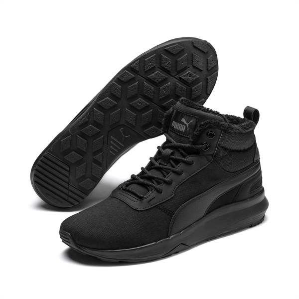 Puma Activate Mid-Cut Női Tornacipő Fekete | HU62709