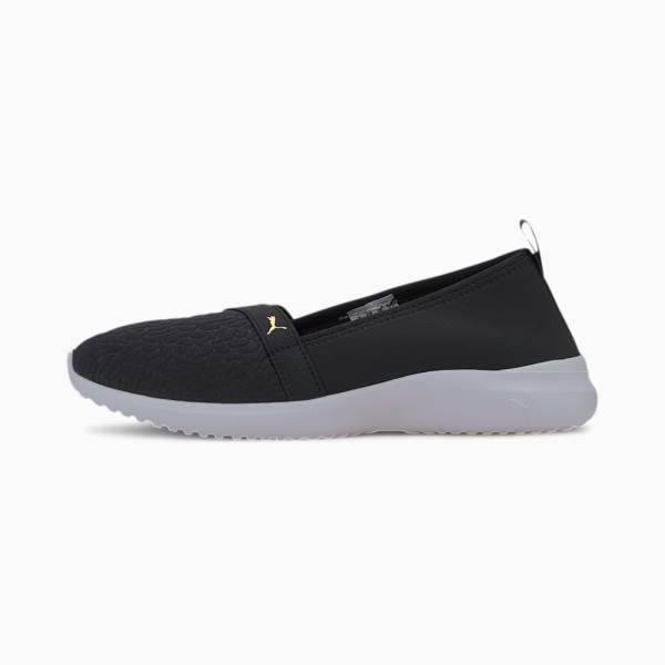 Puma Adelina PACK Női Tornacipő Fekete Arany Fehér | HU55624