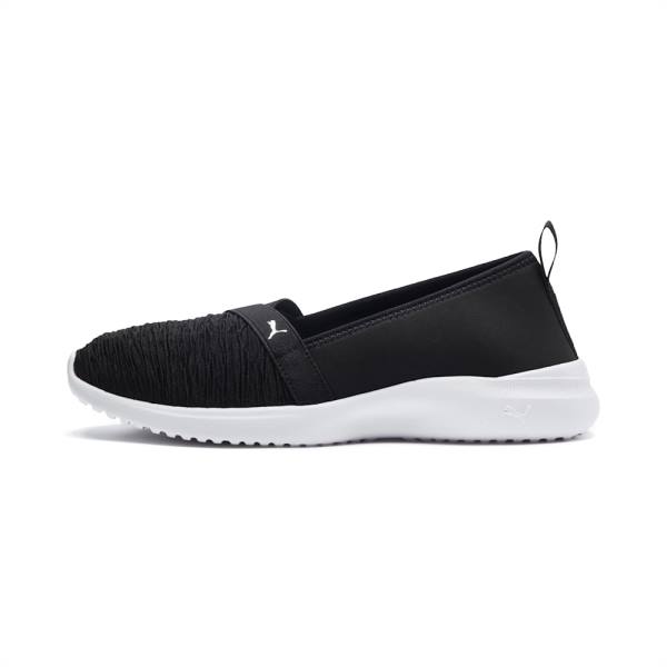 Puma Adelina Slip-On Női Tornacipő Fekete Titán | HU04993