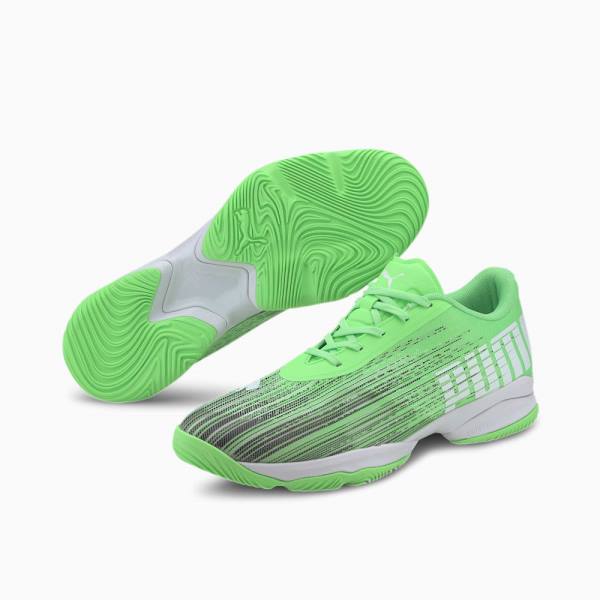 Puma Adrenalite 2.1 Férfi Kézilabda Cipő Zöld Fekete Fehér | HU07157