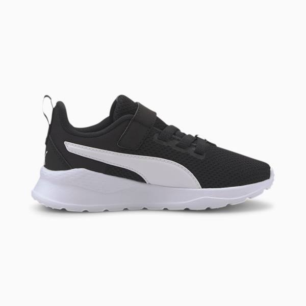 Puma Anzarun Lite Fiú Tornacipő Fekete Fehér | HU46312