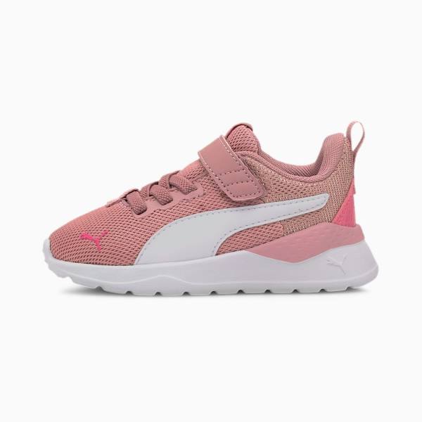 Puma Anzarun Lite Metallic AC Lány Tornacipő Fekete Fehér Rózsaszín | HU38339