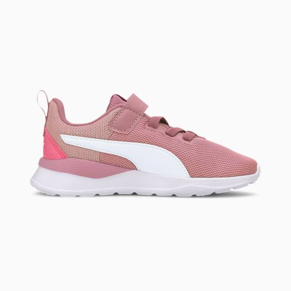 Puma Anzarun Lite Metallic AC Lány Tornacipő Fekete Fehér Rózsaszín | HU85979