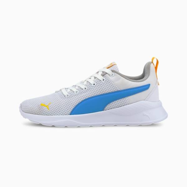 Puma Anzarun Lite Youth Lány Tornacipő Fehér Kék Sárga | HU12600