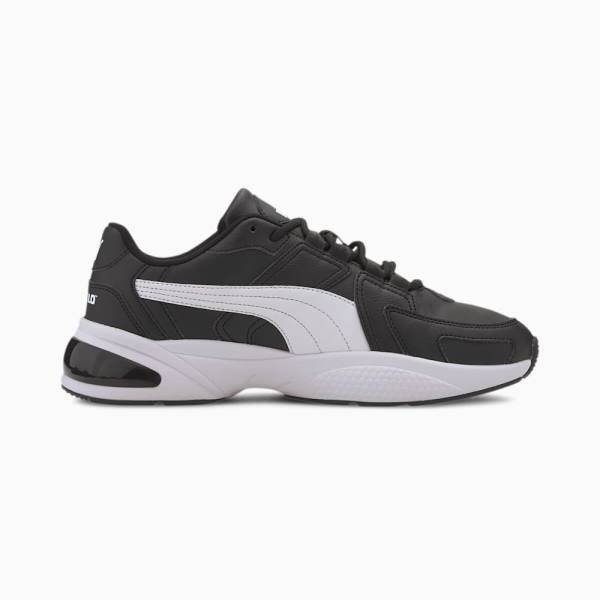 Puma Ascend SL Férfi Tornacipő Fekete Fehér | HU89428