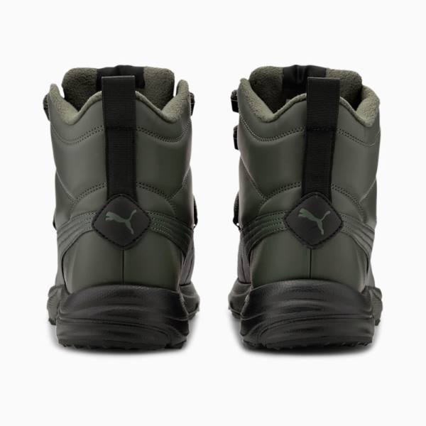 Puma Axis Trail Boot WTR Férfi Tornacipő Zöld Fekete | HU44881