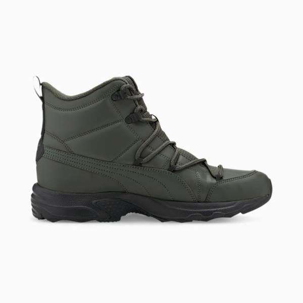 Puma Axis Trail Boot WTR Férfi Tornacipő Zöld Fekete | HU44881