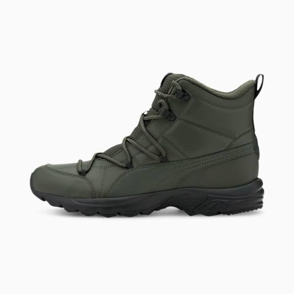 Puma Axis Trail Boot WTR Férfi Tornacipő Zöld Fekete | HU44881