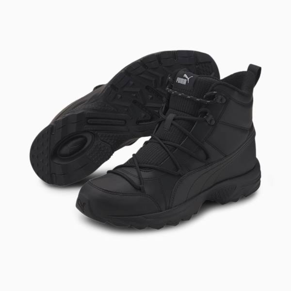 Puma Axis Trail Boot WTR Női Tornacipő Fekete Titán | HU27305