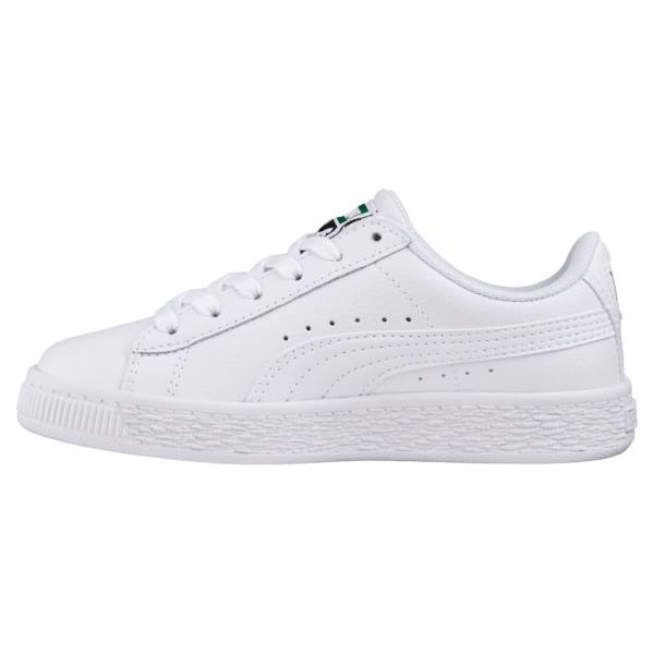 Puma Basket Classic LFS Fiú Tornacipő Fehér | HU41975