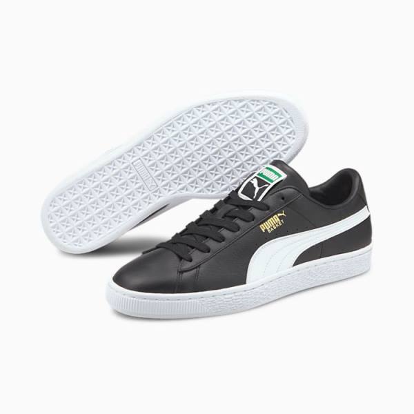 Puma Basket Classic XXI Női Tornacipő Fekete Fehér | HU44260