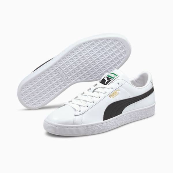 Puma Basket Classic XXI Női Tornacipő Fehér Fekete | HU45261