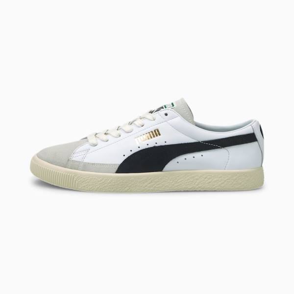 Puma Basket VTG Női Tornacipő Fehér Fekete | HU06224