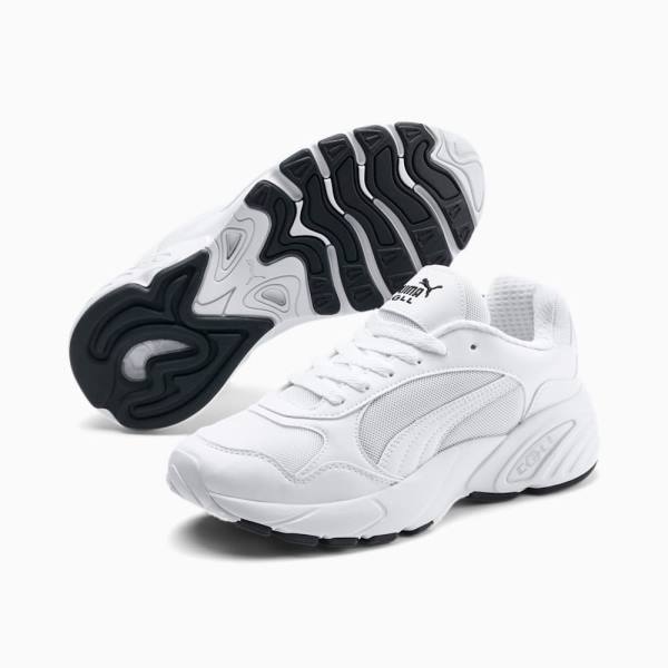 Puma CELL Viper Youth Fiú Tornacipő Fehér | HU08774