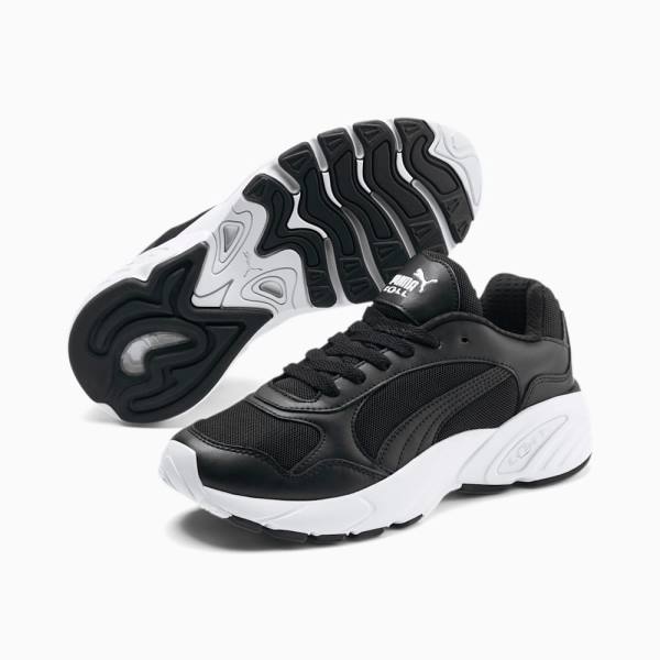 Puma CELL Viper Youth Lány Tornacipő Fekete Fehér | HU48173