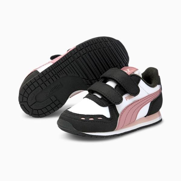 Puma Cabana Racer SL Fiú Tornacipő Fehér Fekete | HU98123