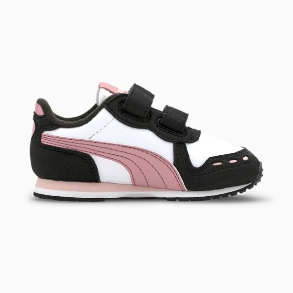 Puma Cabana Racer SL Fiú Tornacipő Fehér Fekete | HU98123