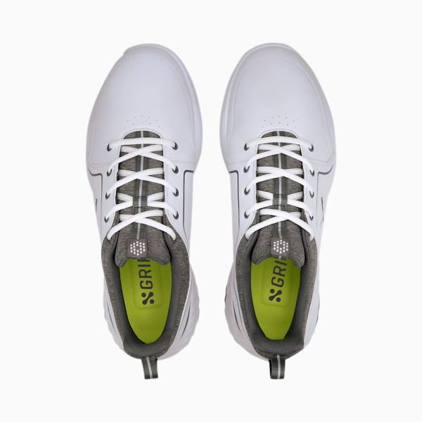 Puma Caged IGNITE PWRADAPT Férfi Golf Cipő Fehér | HU15331