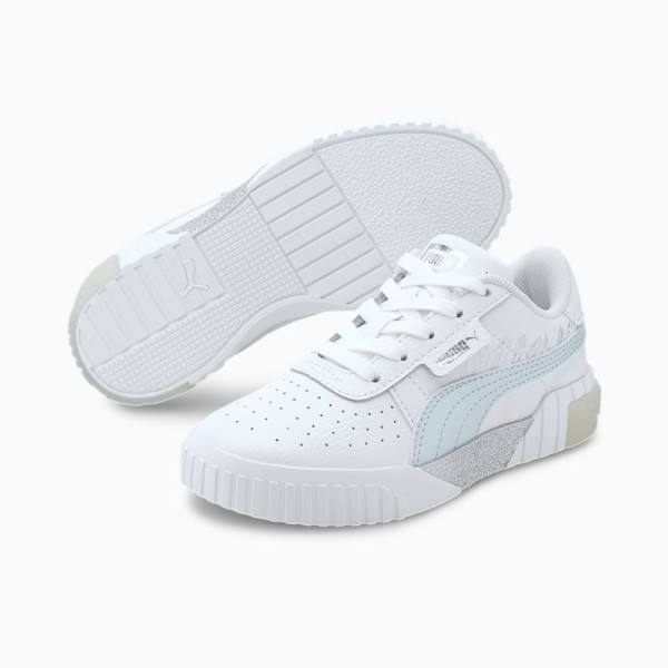 Puma Cali Arctic Lány Tornacipő Fehér Világos Kék | HU56408