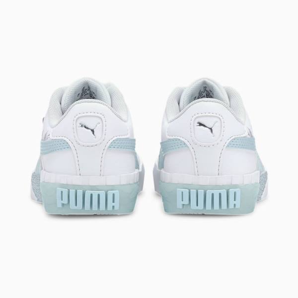 Puma Cali Arctic Lány Tornacipő Fehér Világos Kék | HU56408