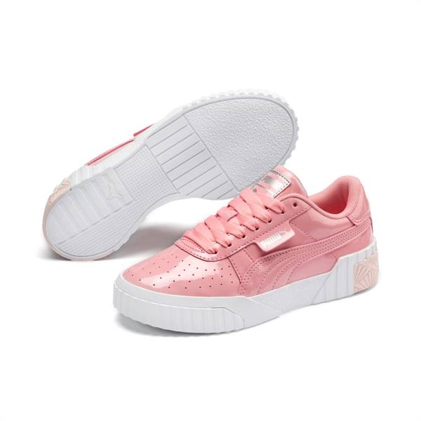 Puma Cali Lakkbőr Lány Tornacipő Rózsaszín Fehér | HU95498