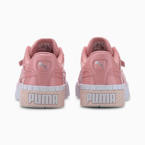 Puma Cali Lakkbőr Lány Tornacipő Rózsaszín Fehér | HU95498