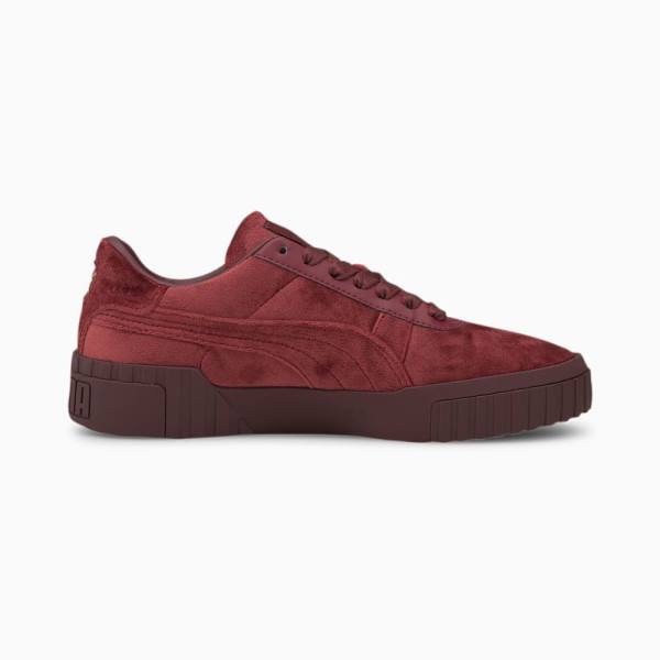 Puma Cali Velour Női Tornacipő Piros Arany | HU61700