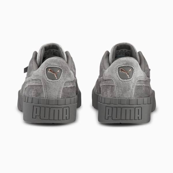 Puma Cali Velour Női Tornacipő Szürke Arany | HU64178