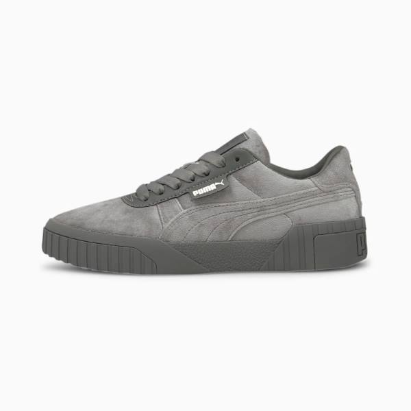 Puma Cali Velour Női Tornacipő Szürke Arany | HU64178