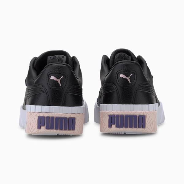 Puma Cali Youth Lány Tornacipő Fekete Rózsaszín Lila | HU65640