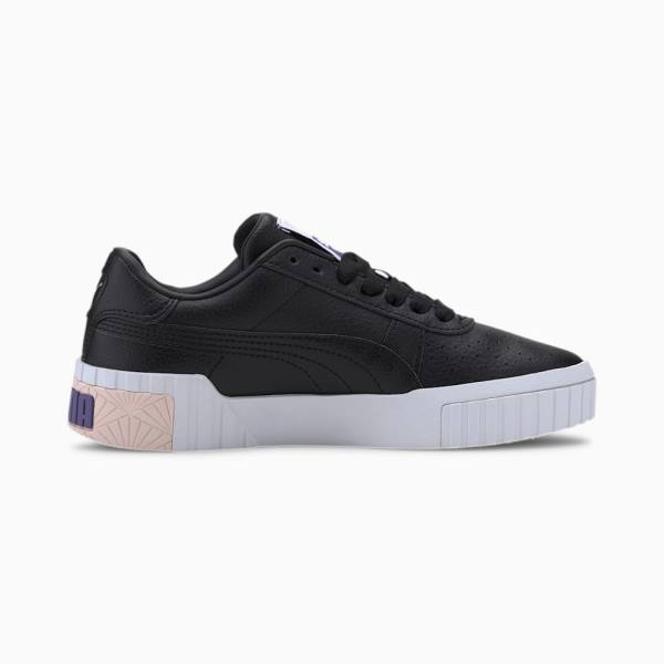 Puma Cali Youth Lány Tornacipő Fekete Rózsaszín Lila | HU65640