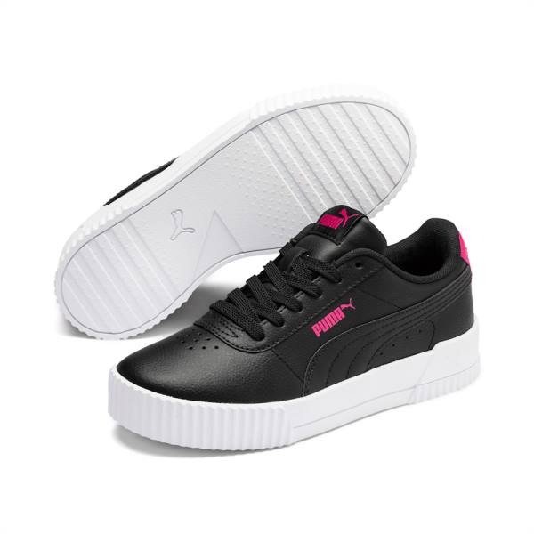 Puma Carina L Youth Lány Tornacipő Fekete | HU10430