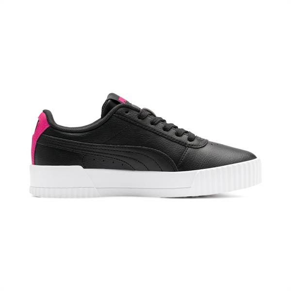 Puma Carina L Youth Lány Tornacipő Fekete | HU10430