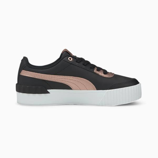 Puma Carina Lift Metallic Női Tornacipő Fekete Rózsaszín Arany | HU54289