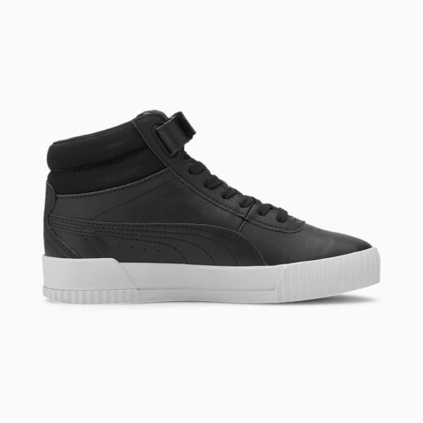 Puma Carina Mid Youth Lány Tornacipő Fekete | HU81699