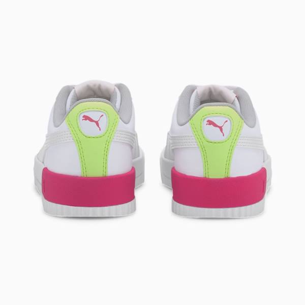 Puma Carina Vivid Youth Lány Tornacipő Fehér | HU72882