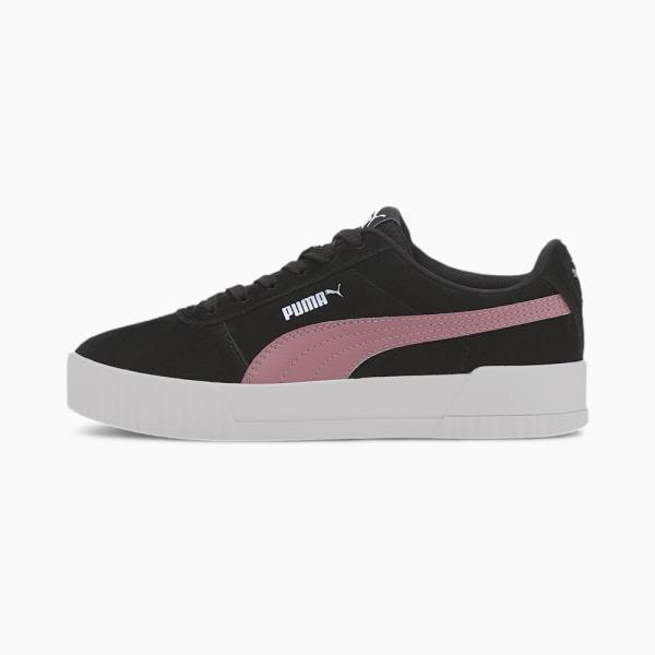 Puma Carina Youth Lány Tornacipő Fekete Fekete | HU82542