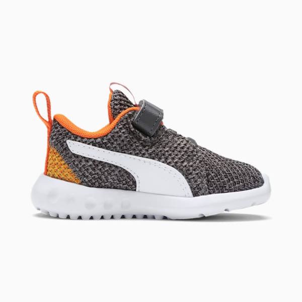 Puma Carson 2 Bold Knit Fiú Tornacipő Szürke Fehér | HU99210