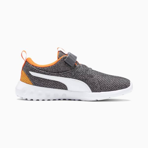 Puma Carson 2 Bold Knit V Lány Tornacipő Szürke Fehér | HU13592