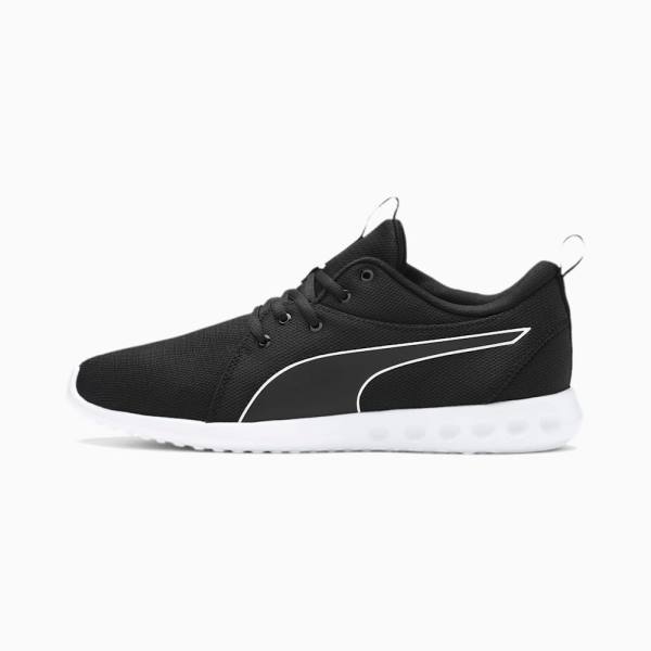 Puma Carson 2 Cosmo Férfi Futócipő Fekete Fehér | HU69464