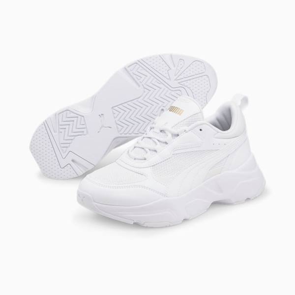 Puma Cassia Női Tornacipő Fehér Arany | HU35640