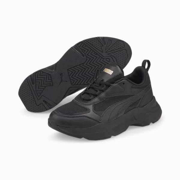 Puma Cassia Női Tornacipő Fekete Arany | HU41755