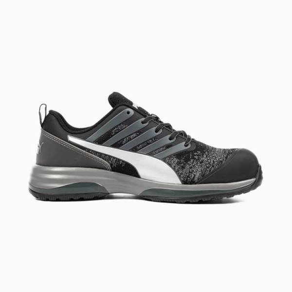 Puma Charge Black Low S1P ESD HRO SRC Férfi Munkavédelmi Cipő Fekete | HU40257