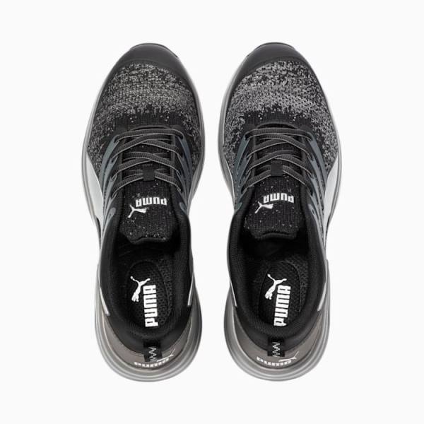 Puma Charge Black Low S1P ESD HRO SRC Férfi Munkavédelmi Cipő Fekete | HU40257