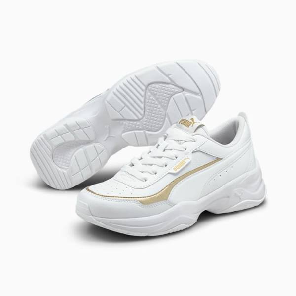 Puma Cilia Mode Lux Női Tornacipő Fehér Arany | HU64389