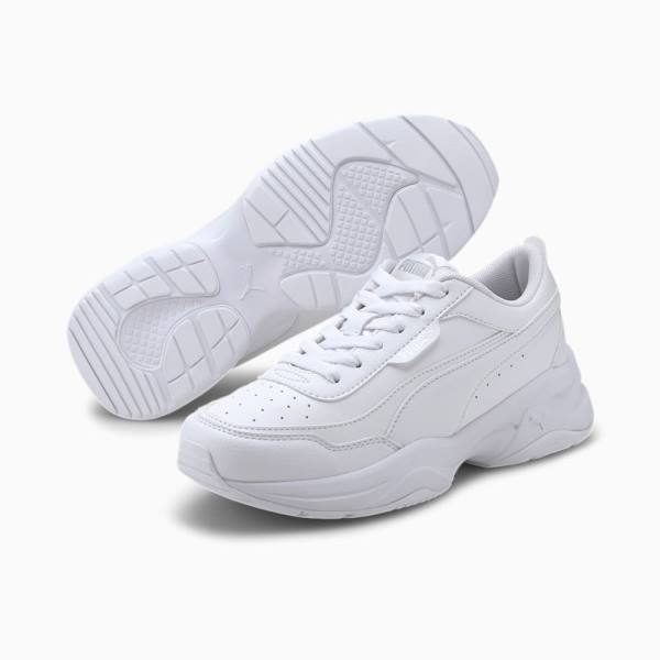 Puma Cilia Mode Youth Lány Tornacipő Fehér Titán Lila | HU14936