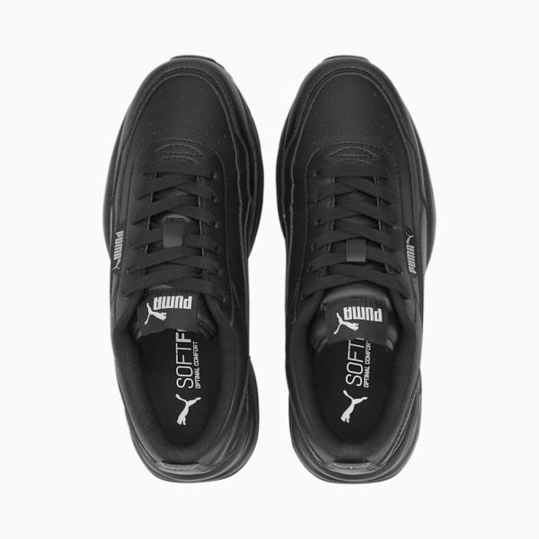 Puma Cilia Mode Youth Lány Tornacipő Fekete Titán Fehér | HU74786