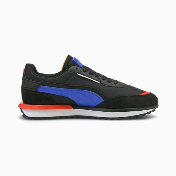 Puma City Rider Electric Férfi Tornacipő Fekete | HU55406