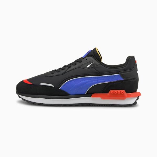 Puma City Rider Electric Férfi Tornacipő Fekete | HU55406